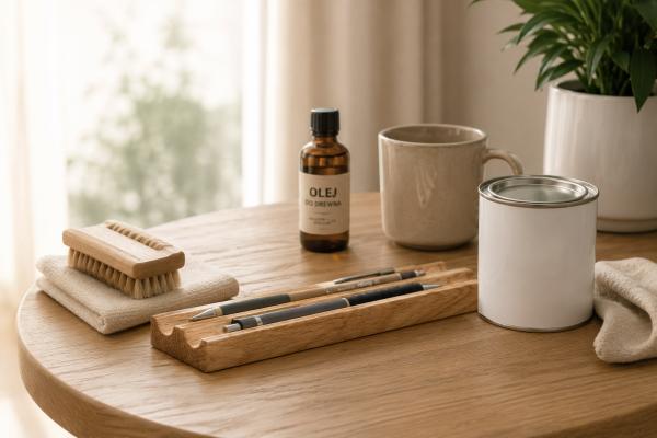 Jak pielęgnować produkty z naturalnego dębu?